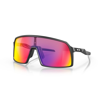 Okulary przeciwsłoneczne Oakley Sutro (kolor soczewek: Prizm road) czarny mat - 1 para okularów z twardym etui.